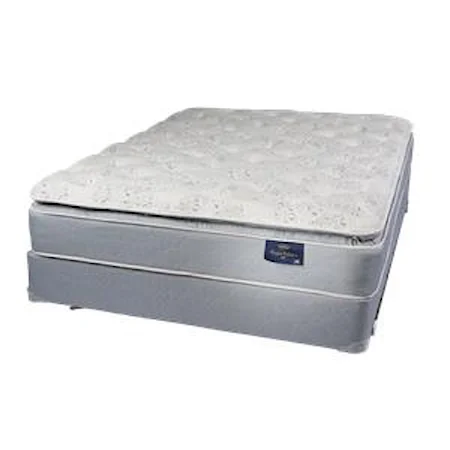 Queen Two Sided Pillow Top Mattress and Limited-Deflection Box Spring